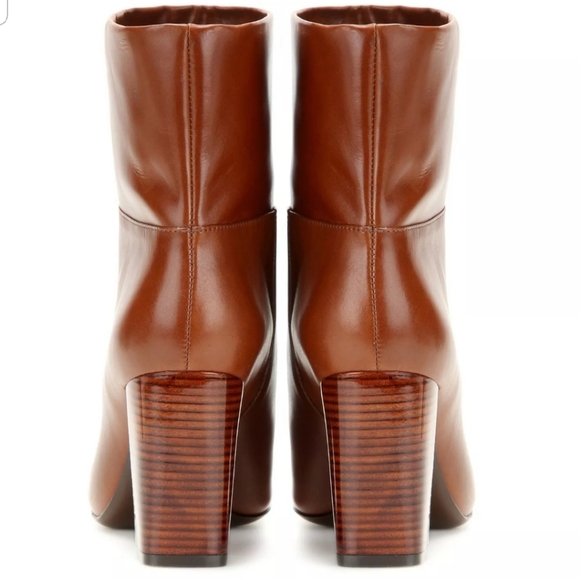 Tory Burch Devon Carmelite Booties Sz. 10 - Picture 2 of 4